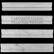 Carrara Marble Italian White Bianco Carrera Crown Molding Polished