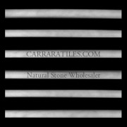 Carrara Marble Italian White Bianco Carrera Bullnose Pencil Molding Honed
